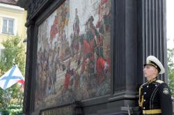 Состоялось открытие трех памятников, посвященных морской истории России