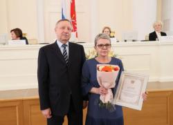 Кронштадтского врача наградил Губернатор Санкт-Петербурга